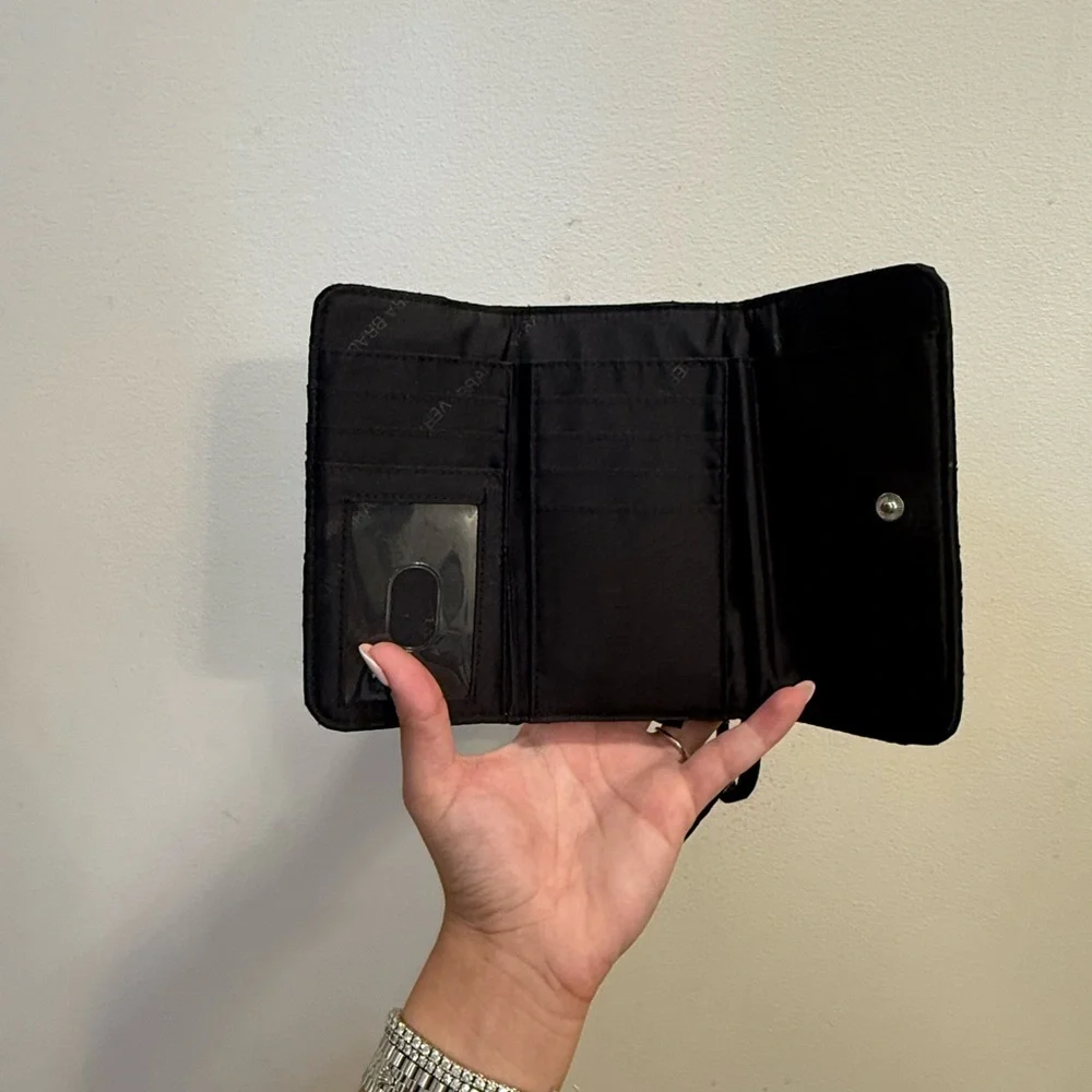 Black Quilted Wristlet by Vera Bradley - Picture 3 of 3